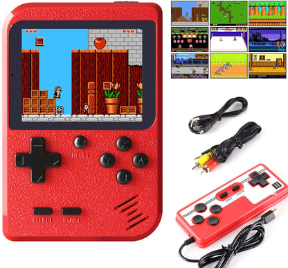 400-in-1 Retro videospelskonsol | Handhållen Retrospel Konsol | Klassiska Spel