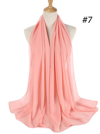 Chiffon Hijab pannband