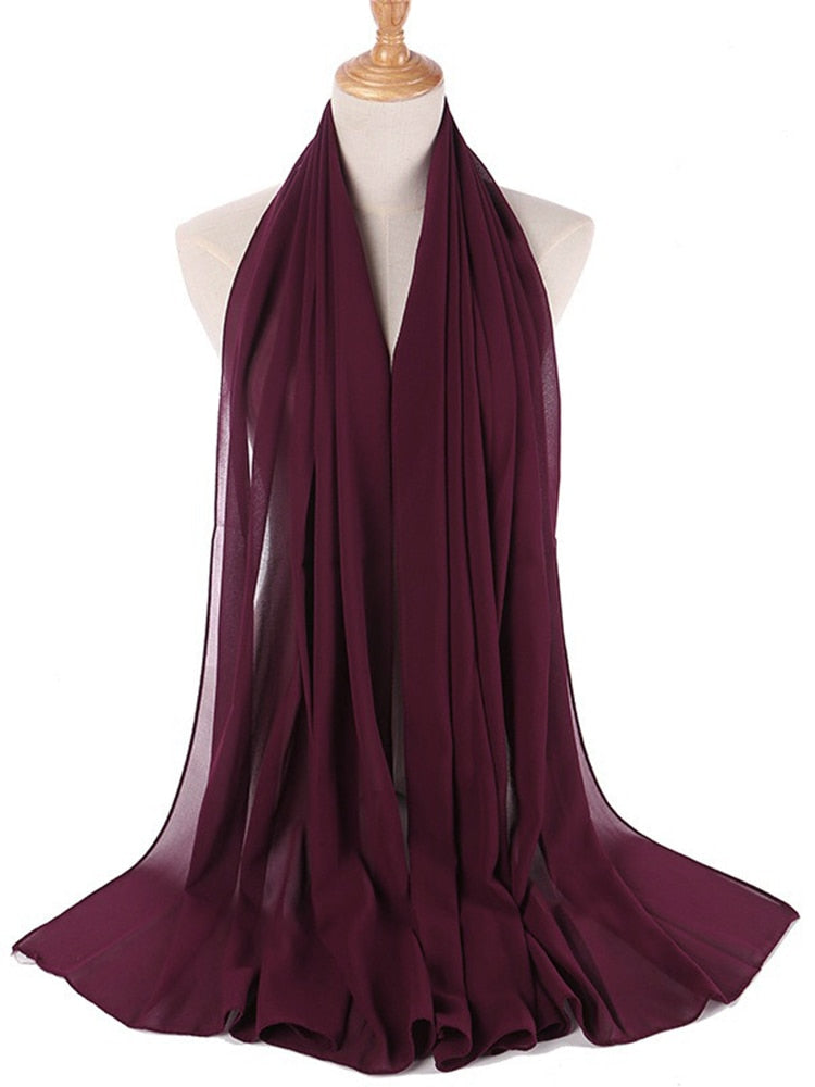 Chiffon Hijab pannband