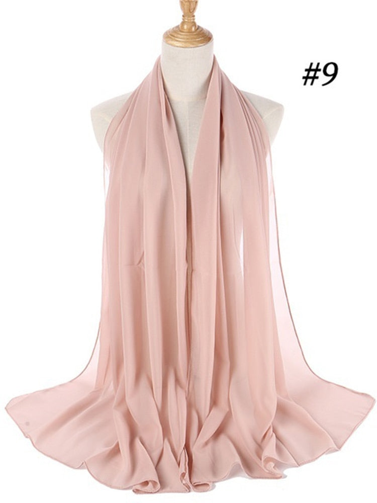 Chiffon Hijab pannband