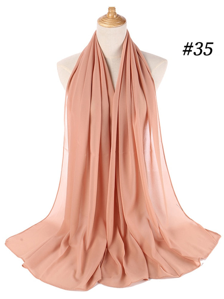 Chiffon Hijab pannband