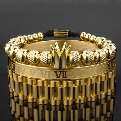 Lyx Krona Armband Set