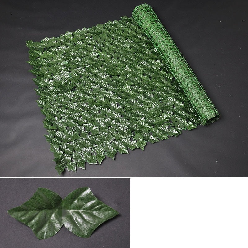 Konstgjord Växt Löv Staket