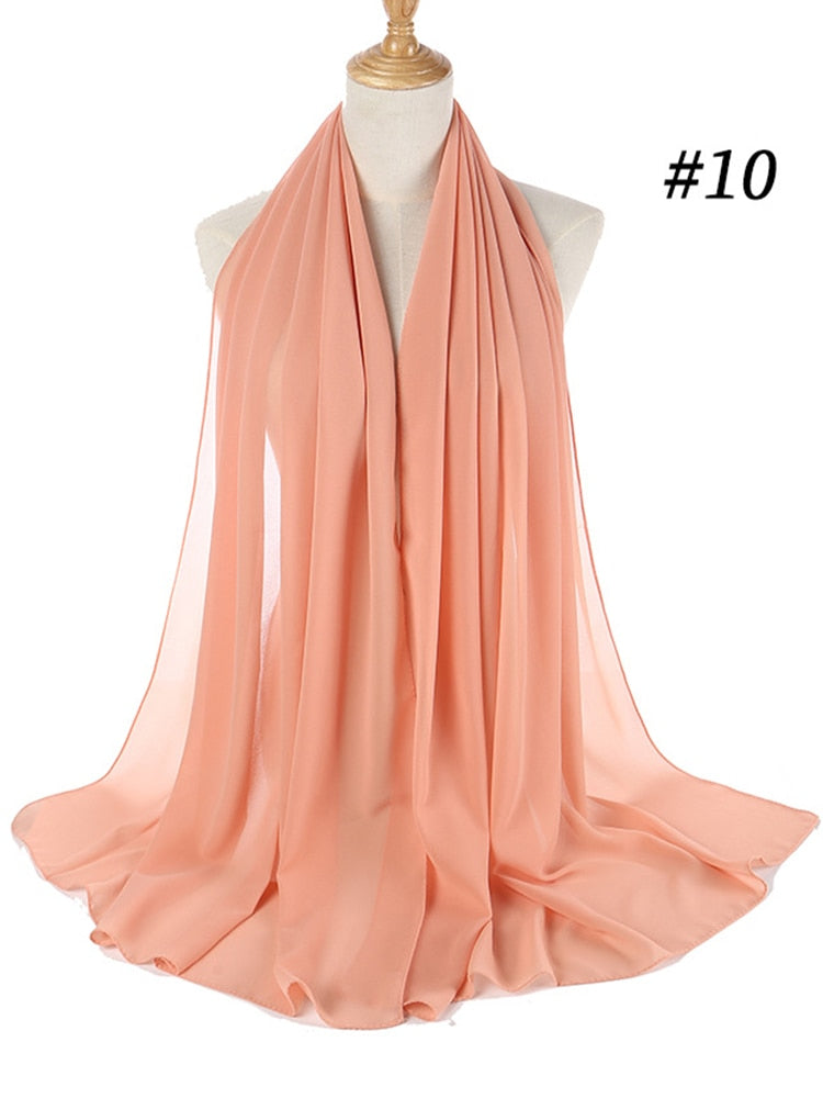 Chiffon Hijab pannband