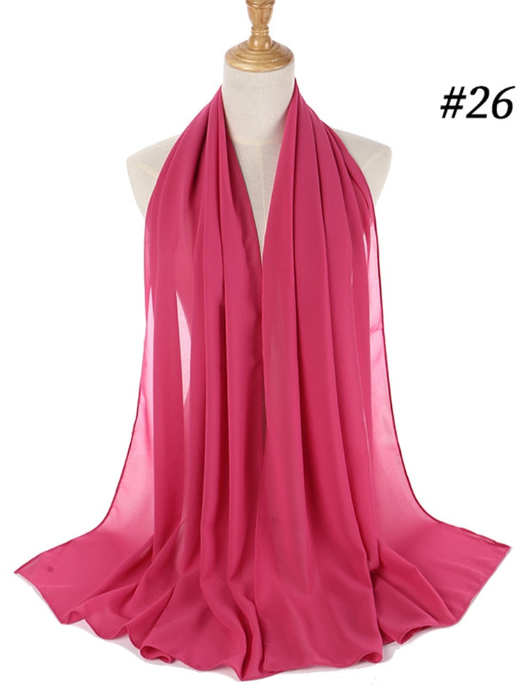 Chiffon Hijab pannband