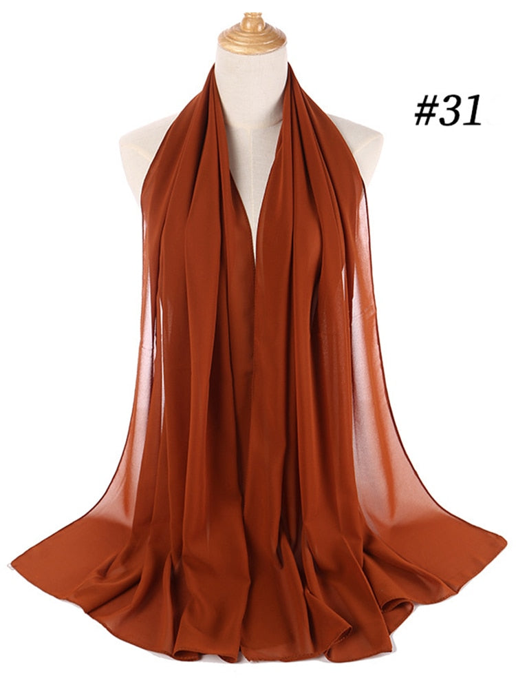 Chiffon Hijab pannband