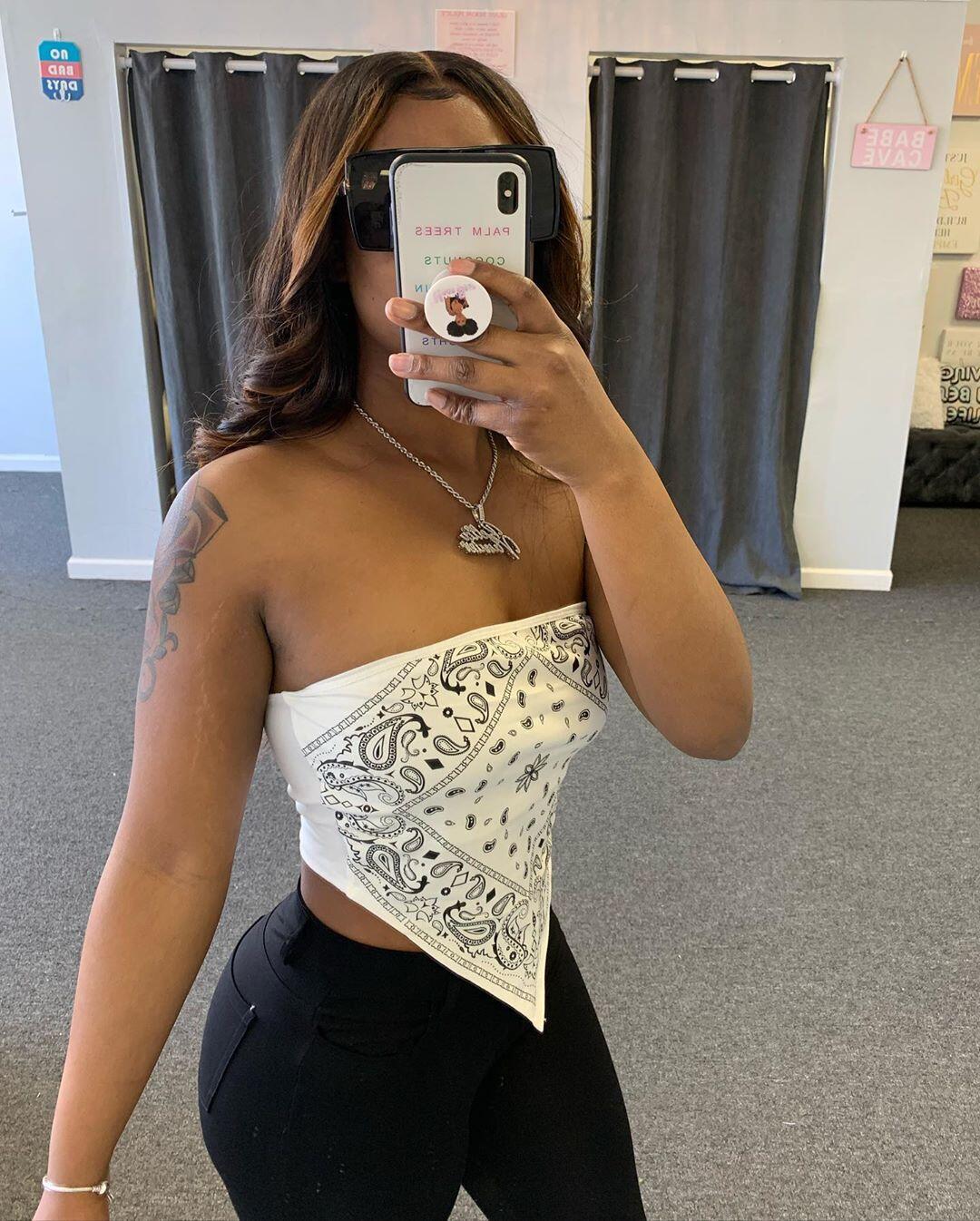 Tube Crop Bandana toppar