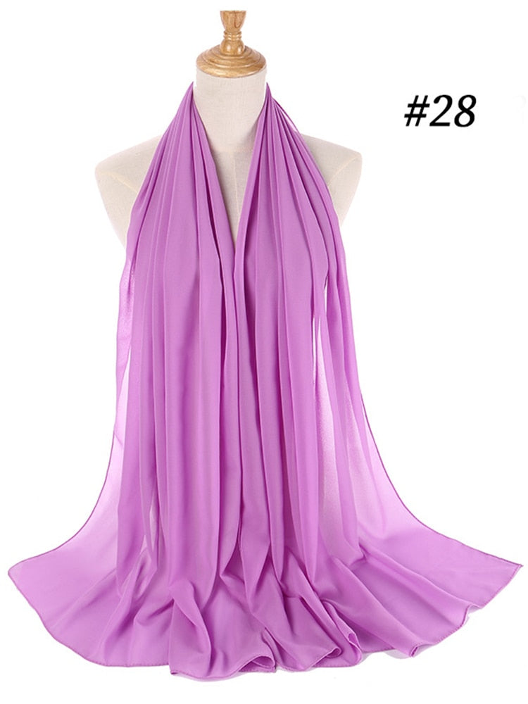 Chiffon Hijab pannband