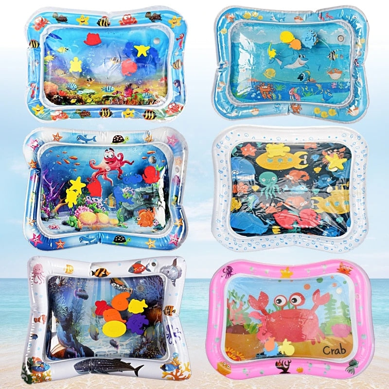 Bebisens uppblåsbara vattenmatta