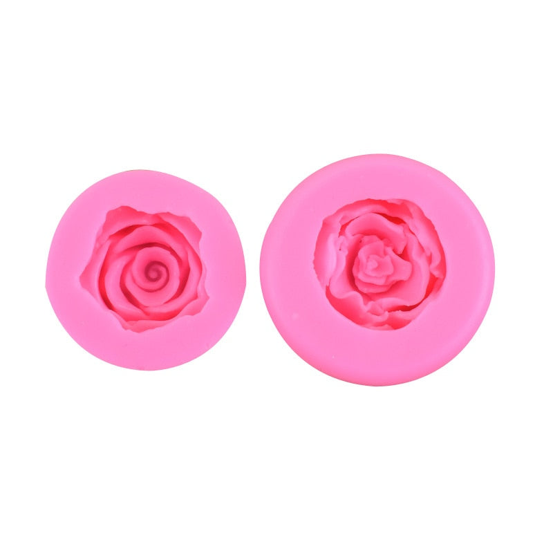 Rose silikon mögel