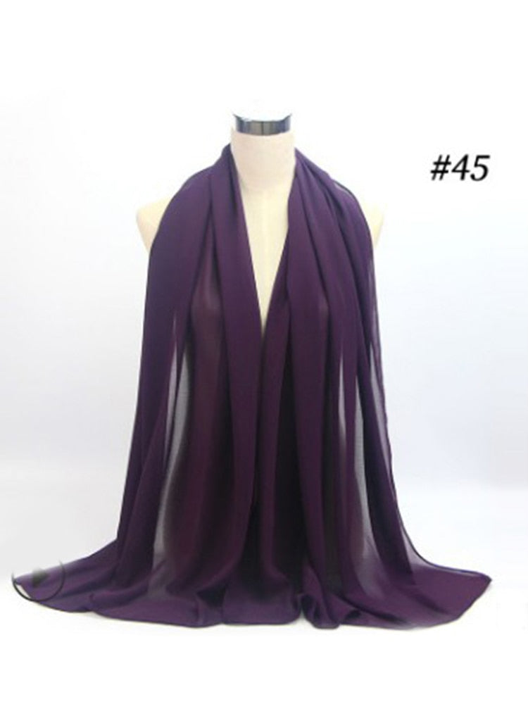 Chiffon Hijab pannband