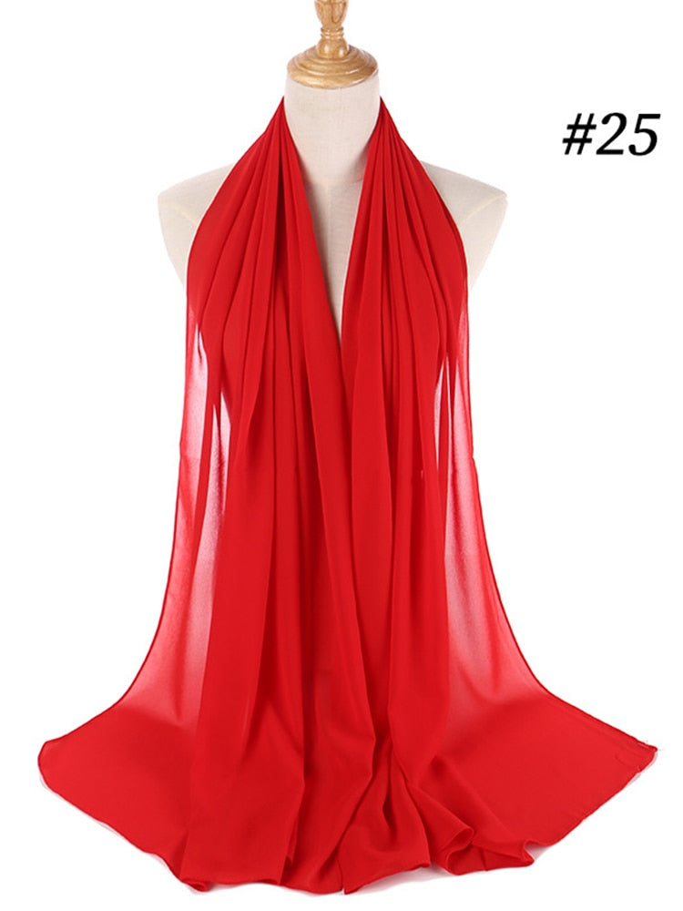 Chiffon Hijab pannband