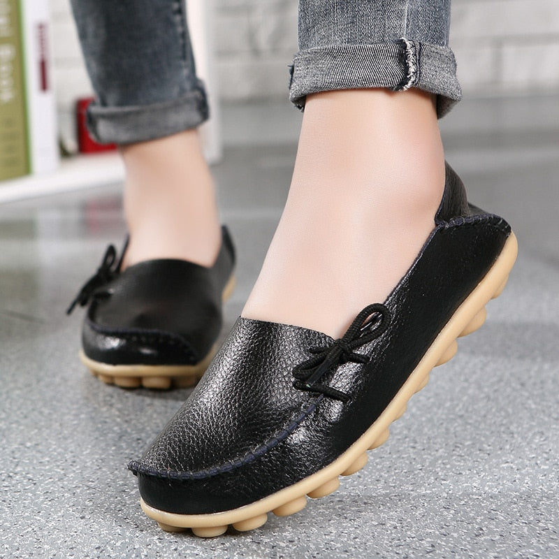 Damskor Loafers | Skinnloafers Dam | Bekväma Vardagsskor