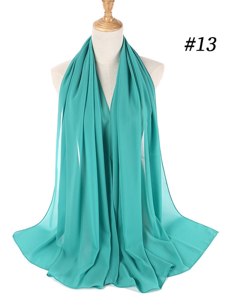 Chiffon Hijab pannband
