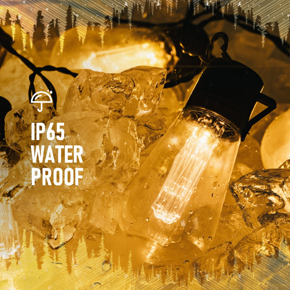 Solcellsdrivna LED-lampor för utomhusbruk