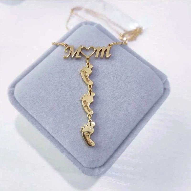 Baby Fötter Mamma Halsband