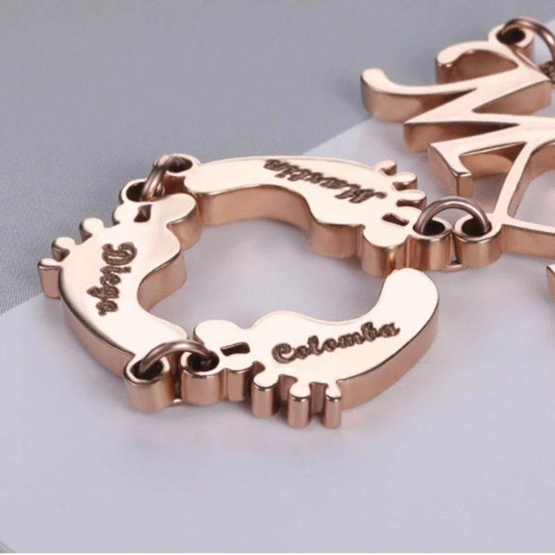 Baby Fötter Mamma Halsband