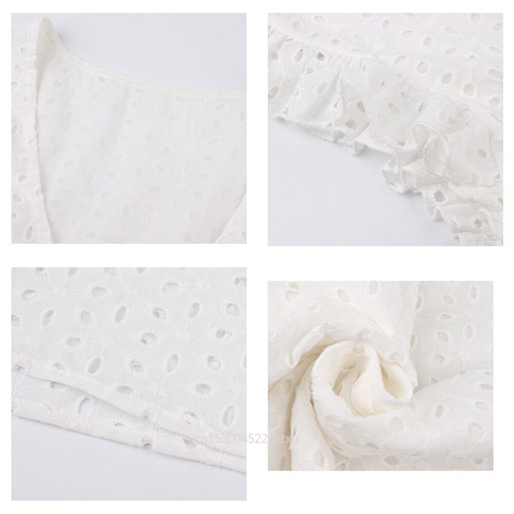 Kort klänning med volangärm - Snygg och mycket bekväm