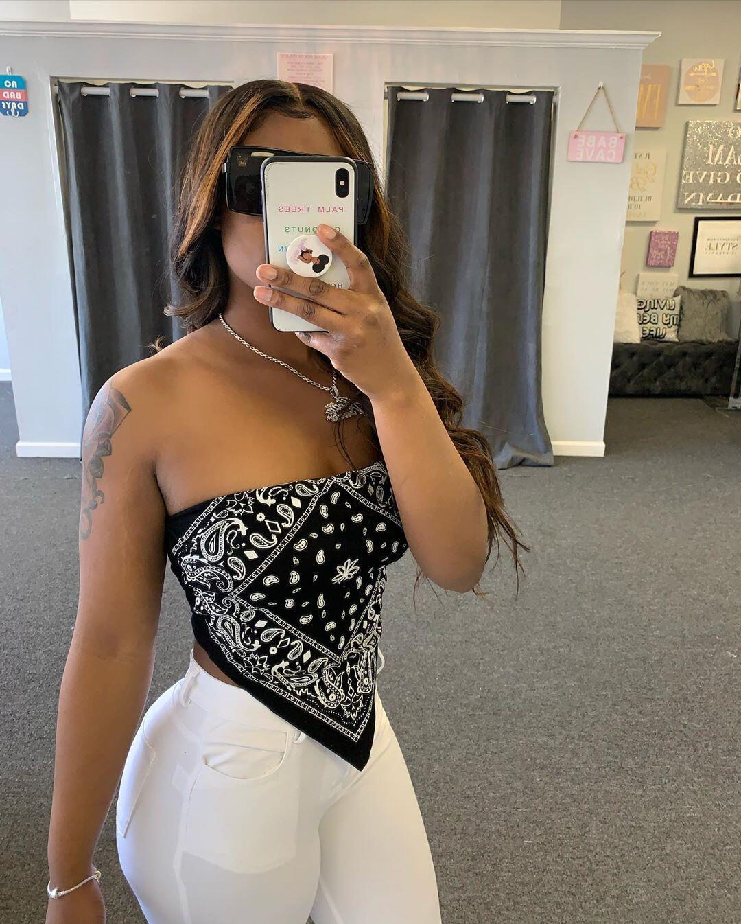 Tube Crop Bandana toppar