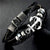 Ankare läderarmband