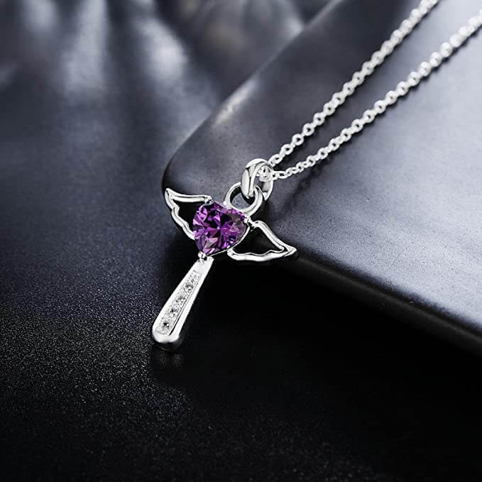 Ängel vingar kors halsband