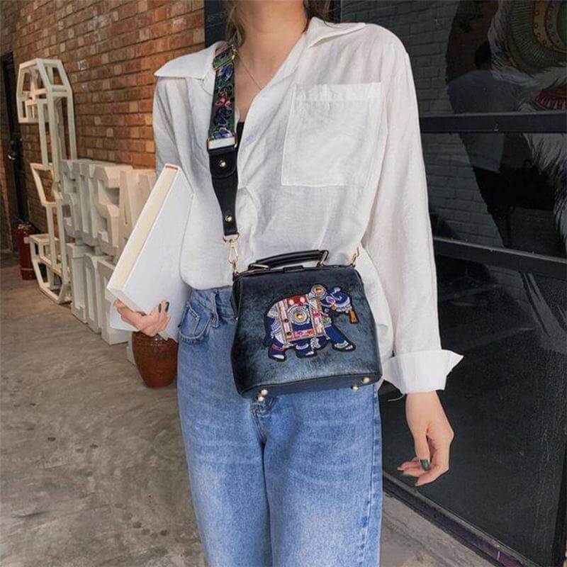 Mandala Broderi Väska