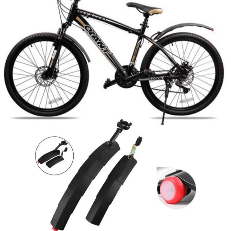 Cykel infällbart stänkskydd