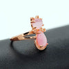 Opal katt ring