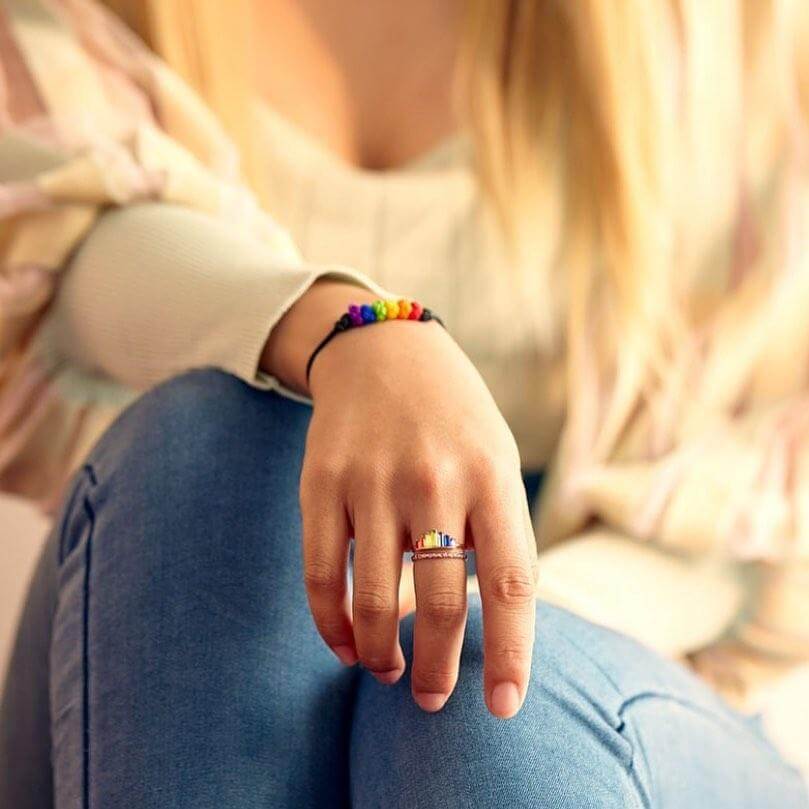 Till Min Dotter Crown Ring
