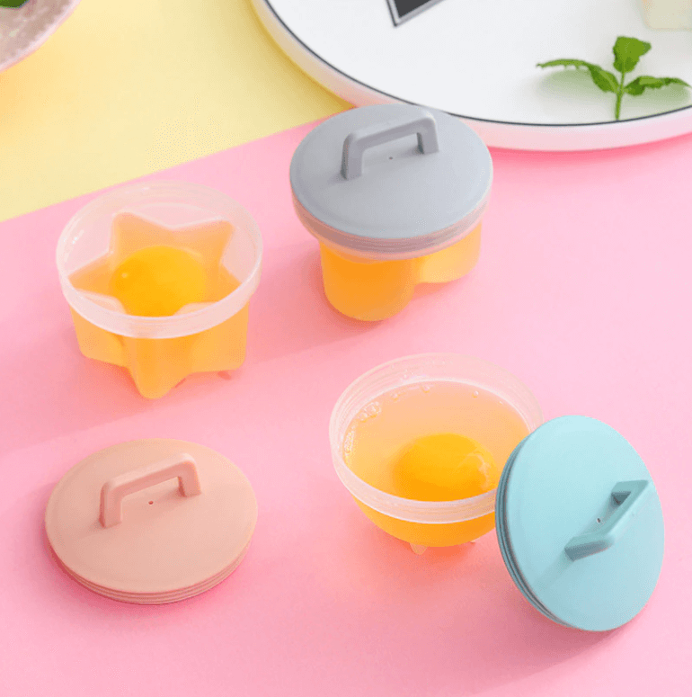 Set med ägg pocherare