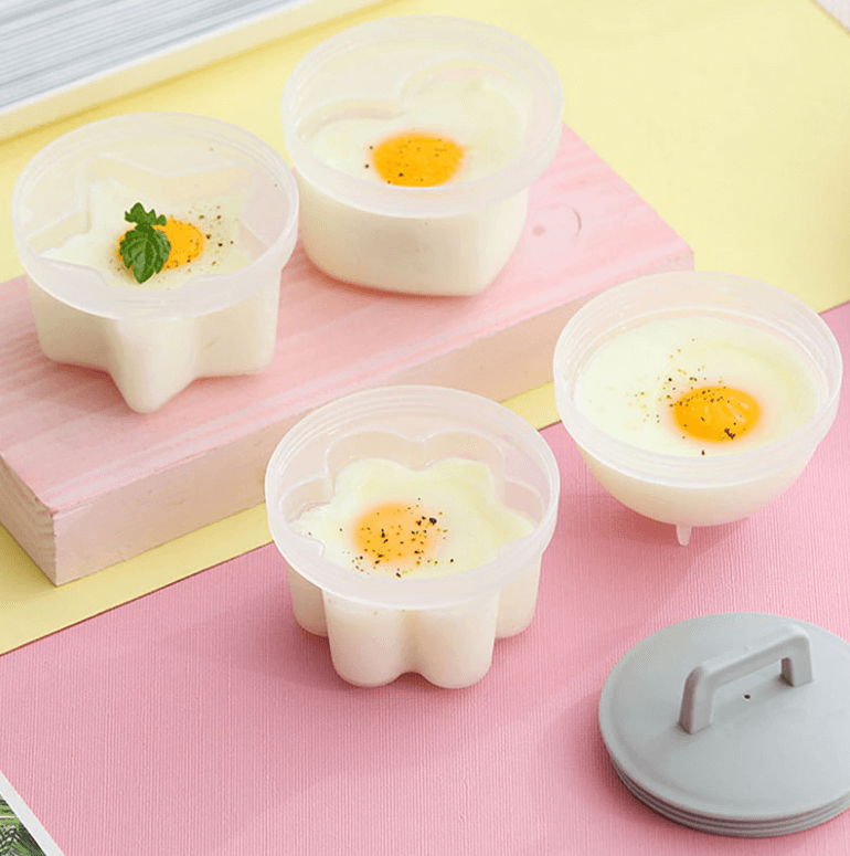 Set med ägg pocherare