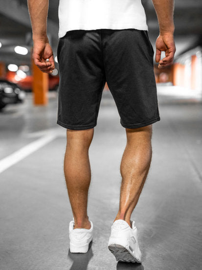 Löst släta enfärgade shorts