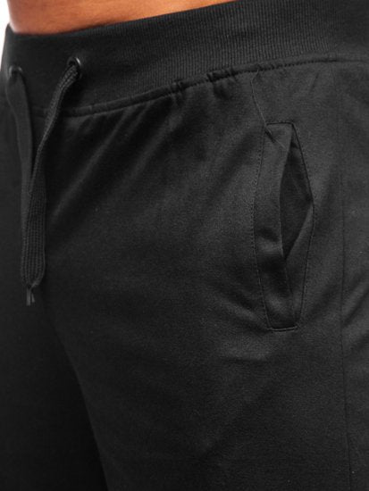 Löst släta enfärgade shorts