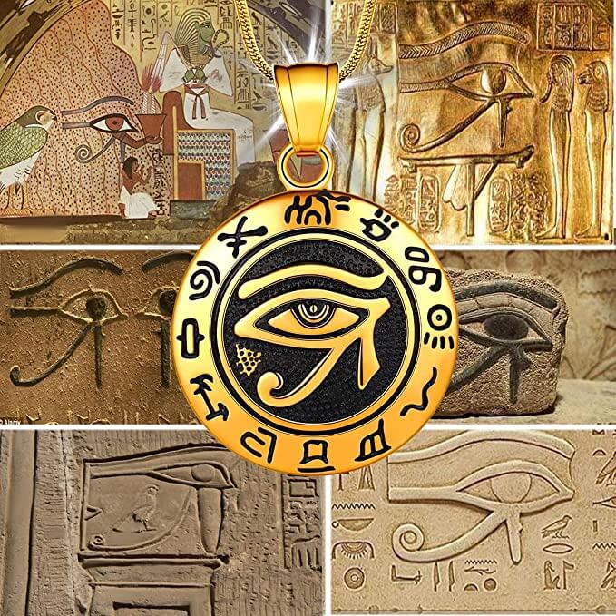 Antik Egypten Horus öga hängande