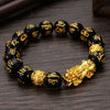 Black Obisidian Feng Shui Armband