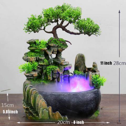 Feng Shui Pengar och Rikedom Attraktion Vattenfall