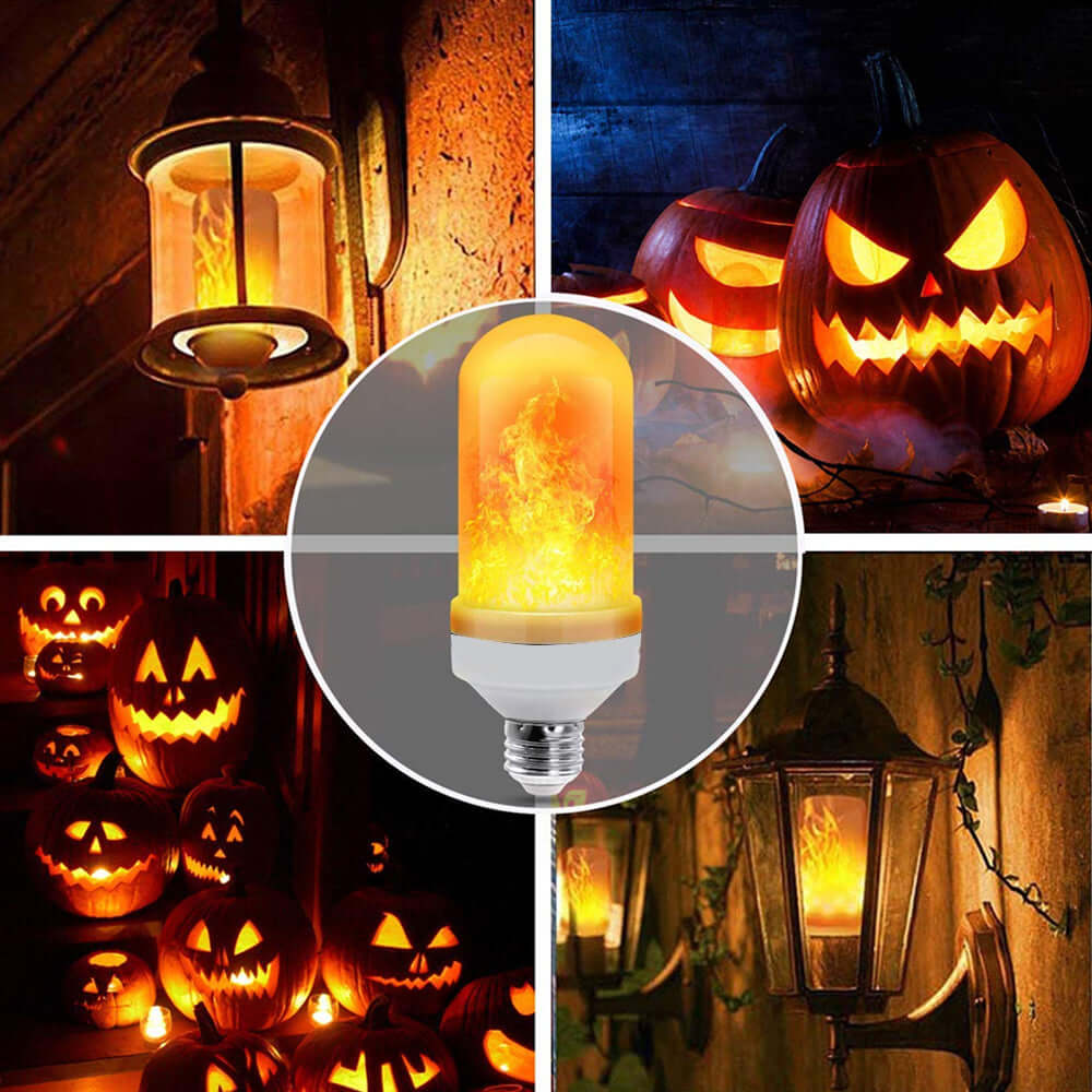 LED-lampor med flameffekt