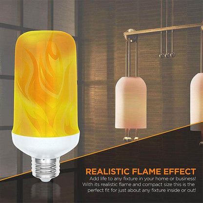 LED-lampor med flameffekt