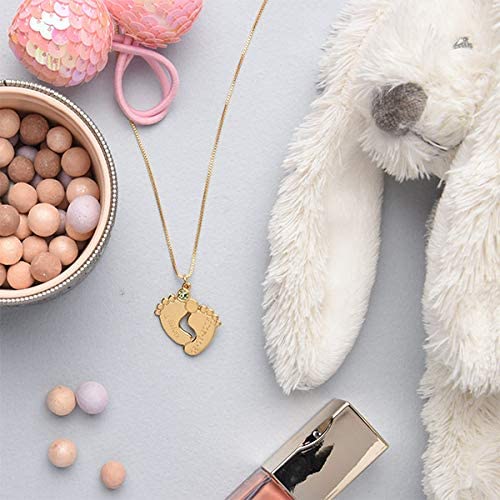 Custom Baby Feet halsband