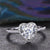Hjärta Cubic Zirconia Ring