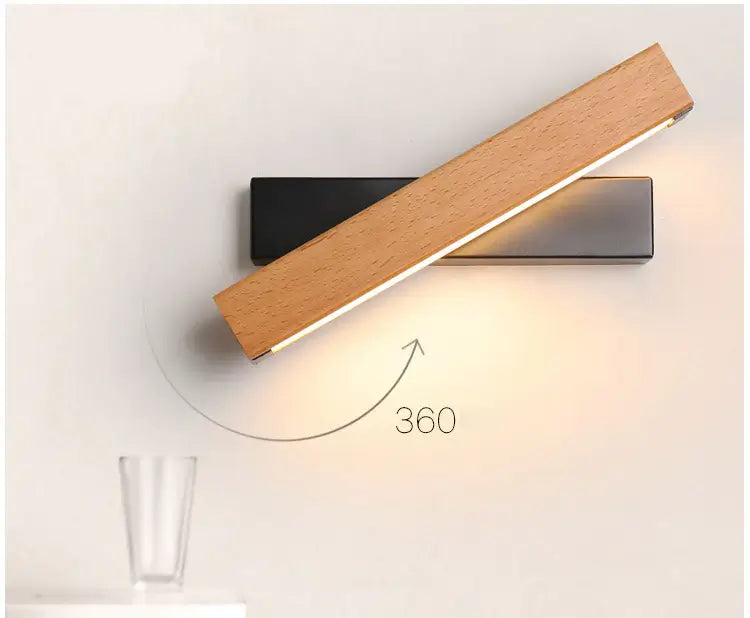 360° Roterande LED-Vägglampa