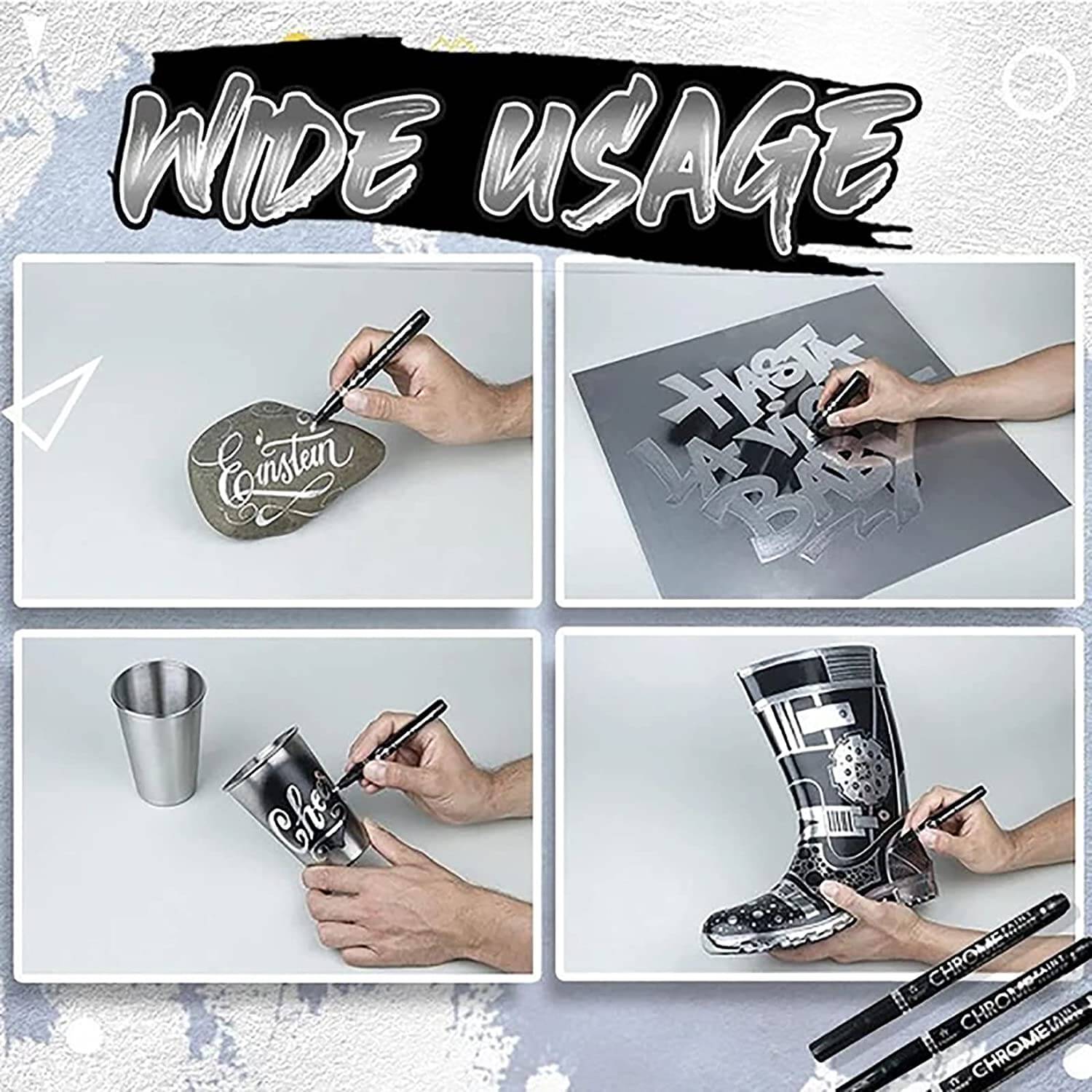 Flytande spegel Chrome Marker