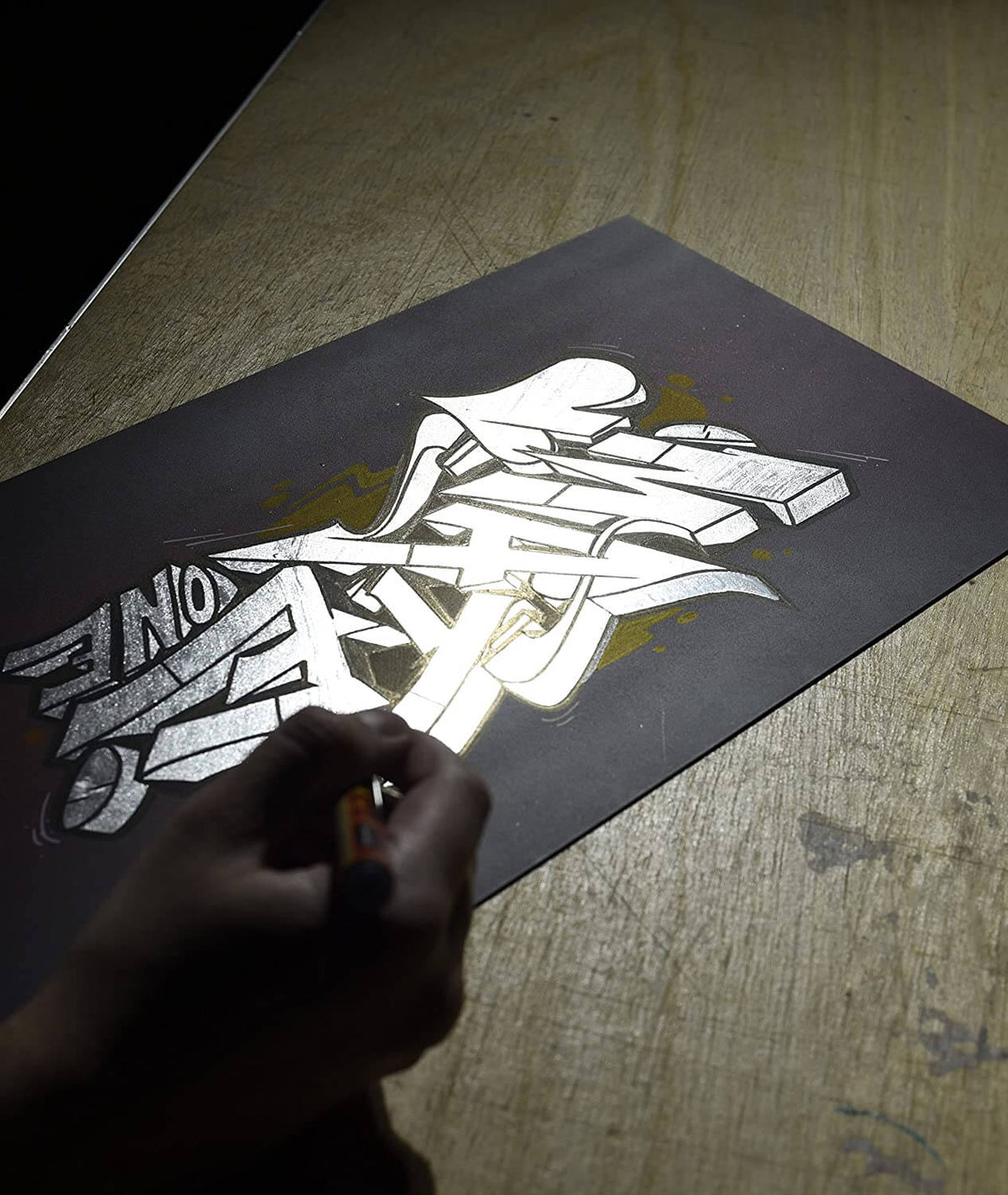 Flytande spegel Chrome Marker