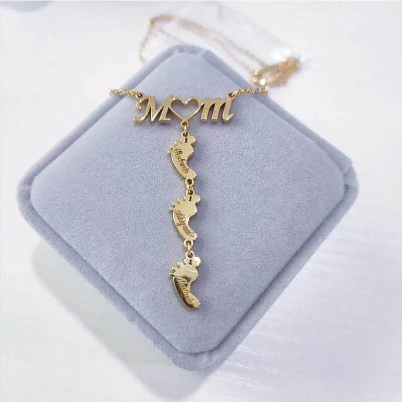 Baby Fötter Mamma Halsband