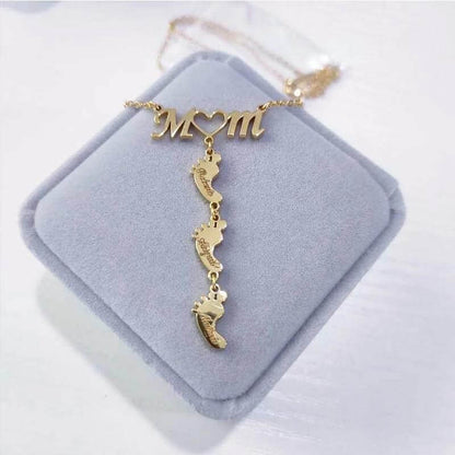 Baby Fötter Mamma Halsband