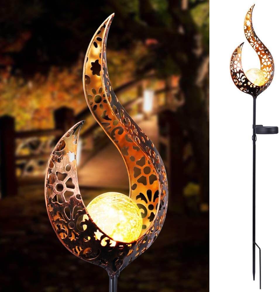 Retro utomhus trädgårdslampa