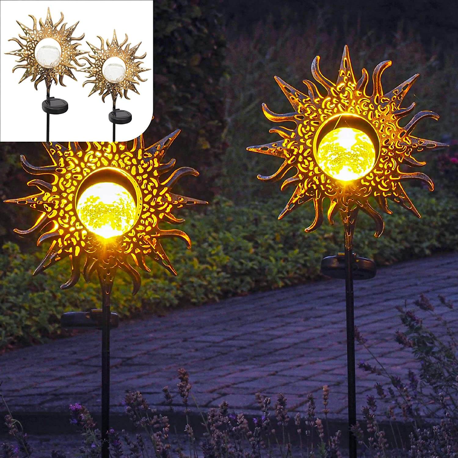 Retro utomhus trädgårdslampa