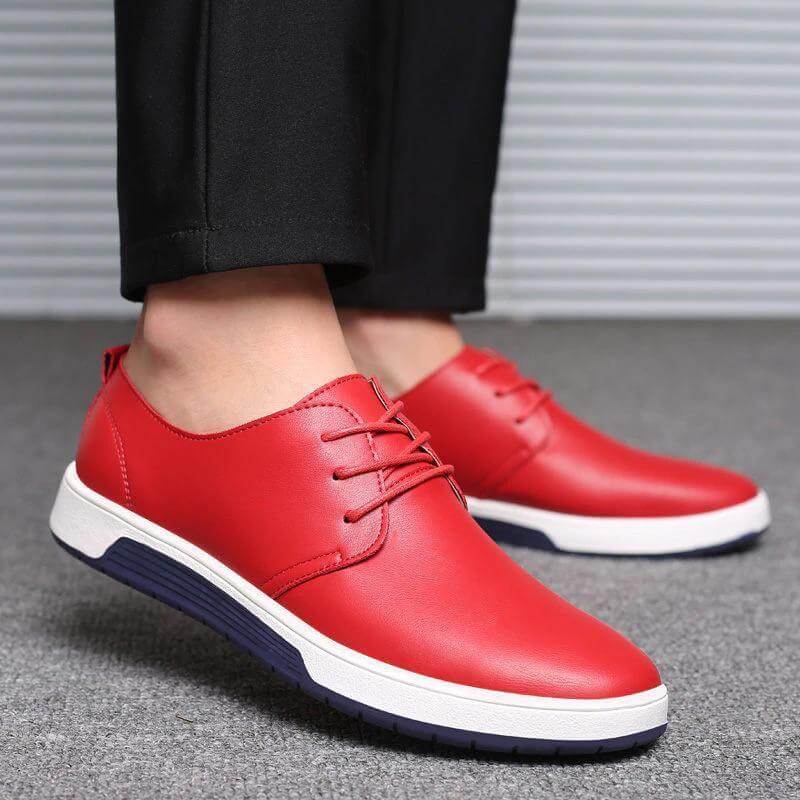 Oxford Läderstil Casual Skor