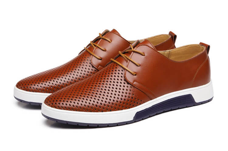 Oxford Läderstil Casual Skor