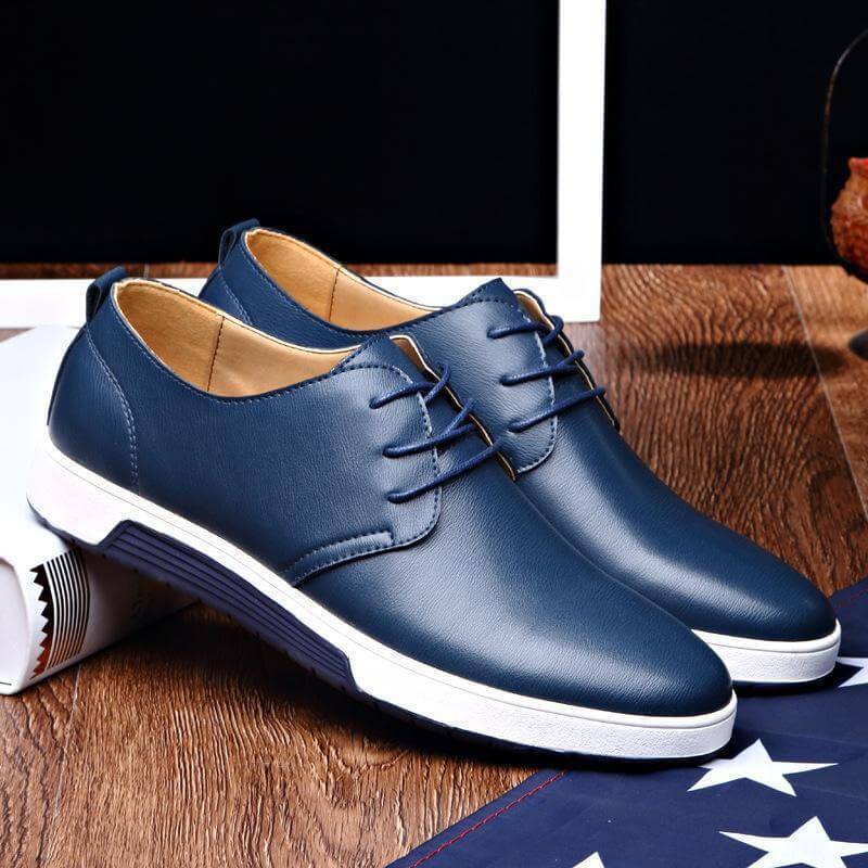 Oxford Läderstil Casual Skor